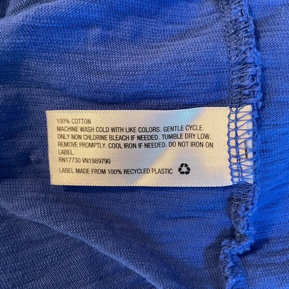 Size XL Universal Thread short sleeve, cobalt blue midi T-shirt dress - Picture 8 of 8